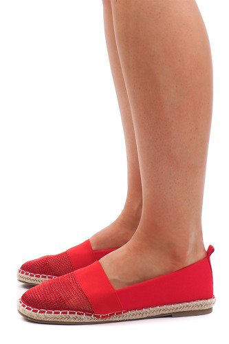 PROLAMOVANÉ TENISKY ESPADRILLE 188-38 RED