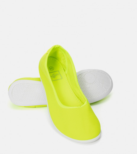 Zielone neonowe tenisówki Slip On Jamaica