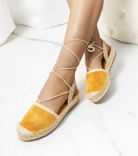 Hnědé lepené espadrilky Gianne