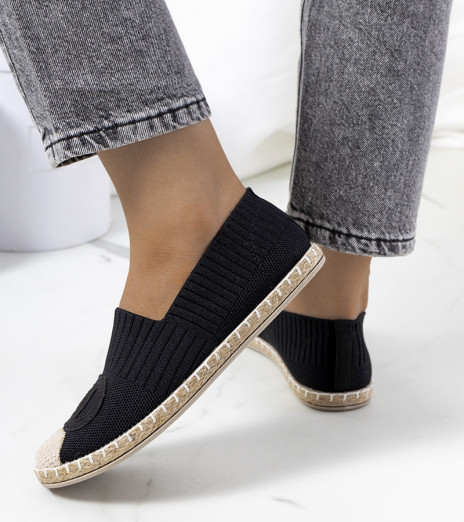 Černé dámské espadrilky Dean