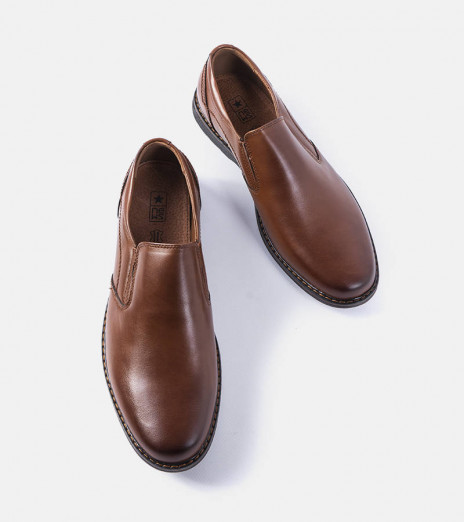 Pánské černé polobotky Querry slip-on