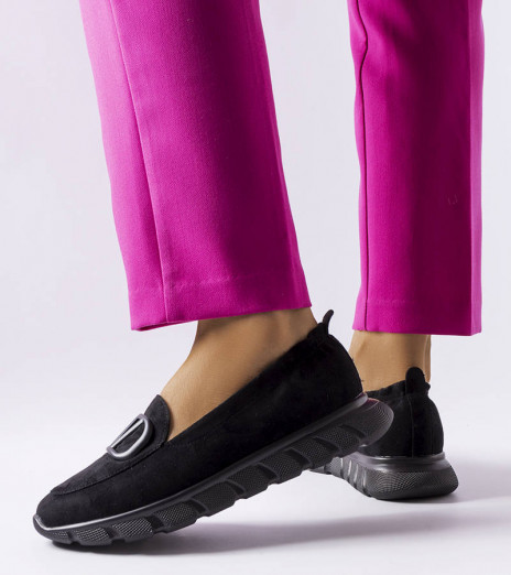 Černé slip-on tenisky Vinceza