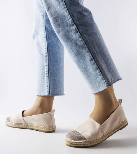 Béžové mokasíny Magali espadrille