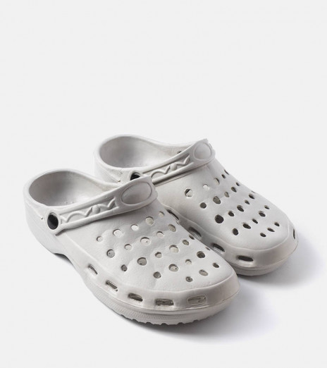 Šedé pánské perforované žabky Crocs MY205 GREY