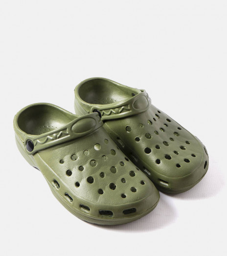 Zelené pánské perforované žabky Crocs MY205 AMY GREEN