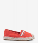 Oranžové espadrilky s mušlemi Sea Side